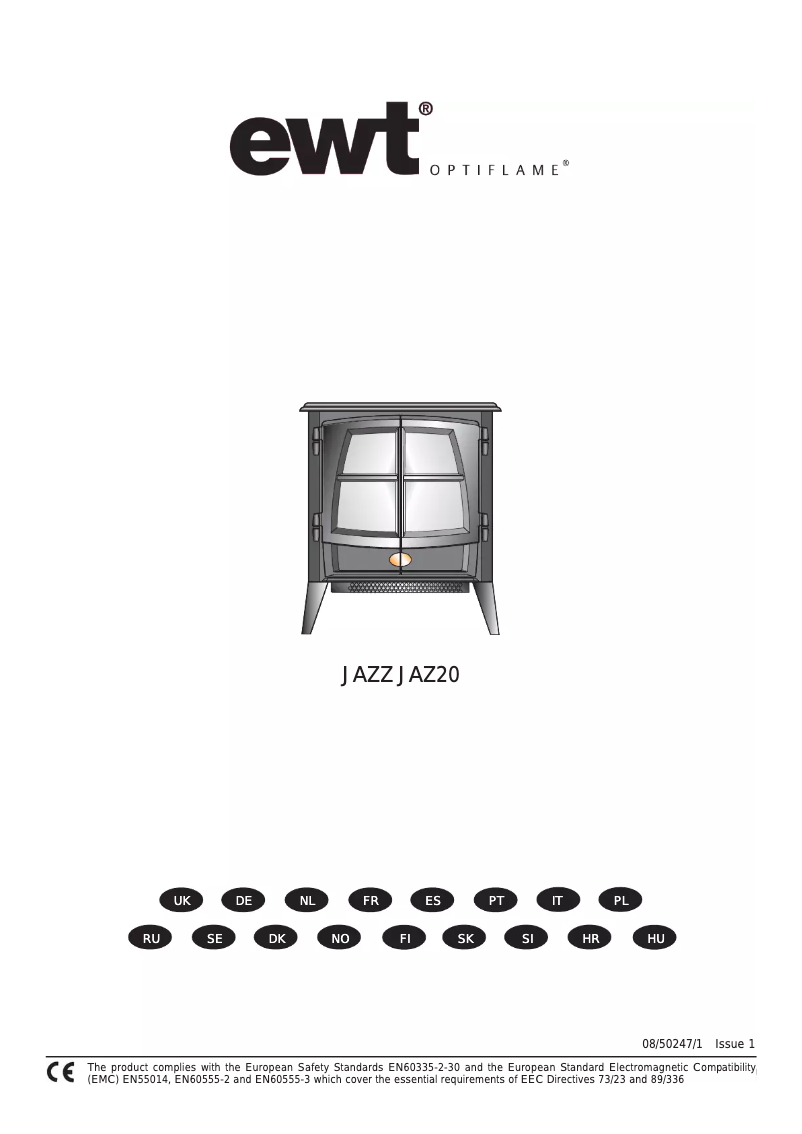 First page image of the manual for Jazz