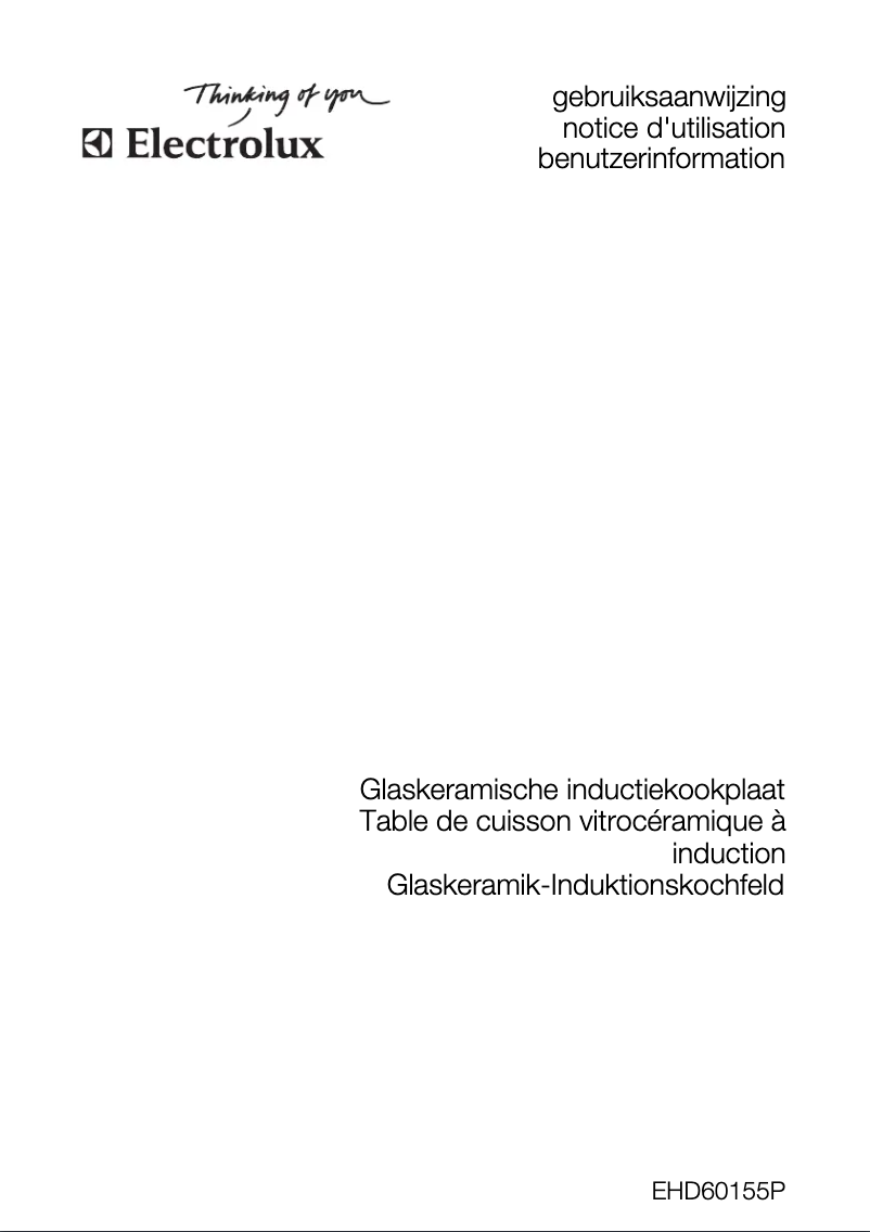 Page 1 of the manual User Manual Electrolux EHD60155P