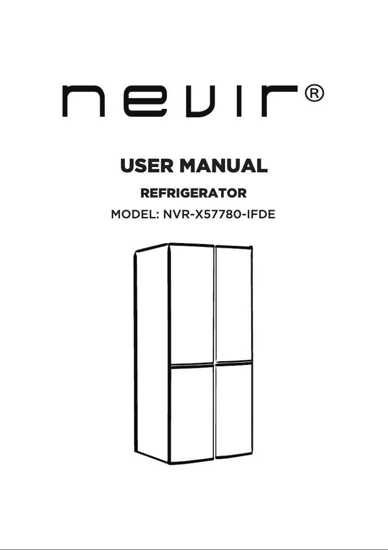 Page 1 of the manual User Manual Nevir NVR-X57780-IFDE