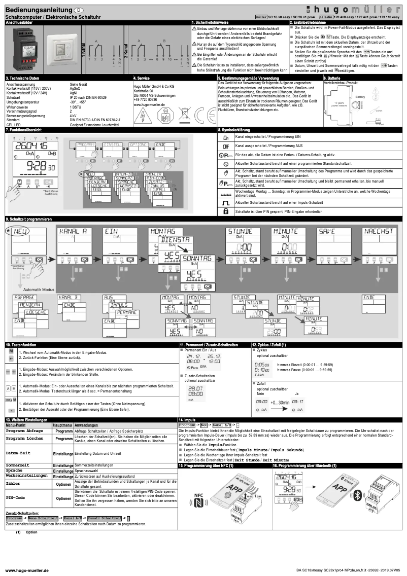 First page image of the manual for 01347