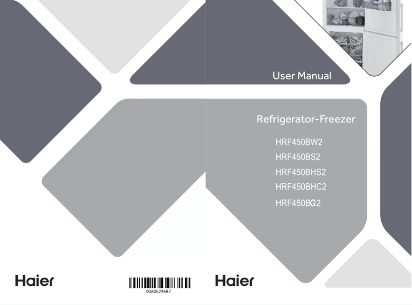First page image of the manual for HRF450BG2