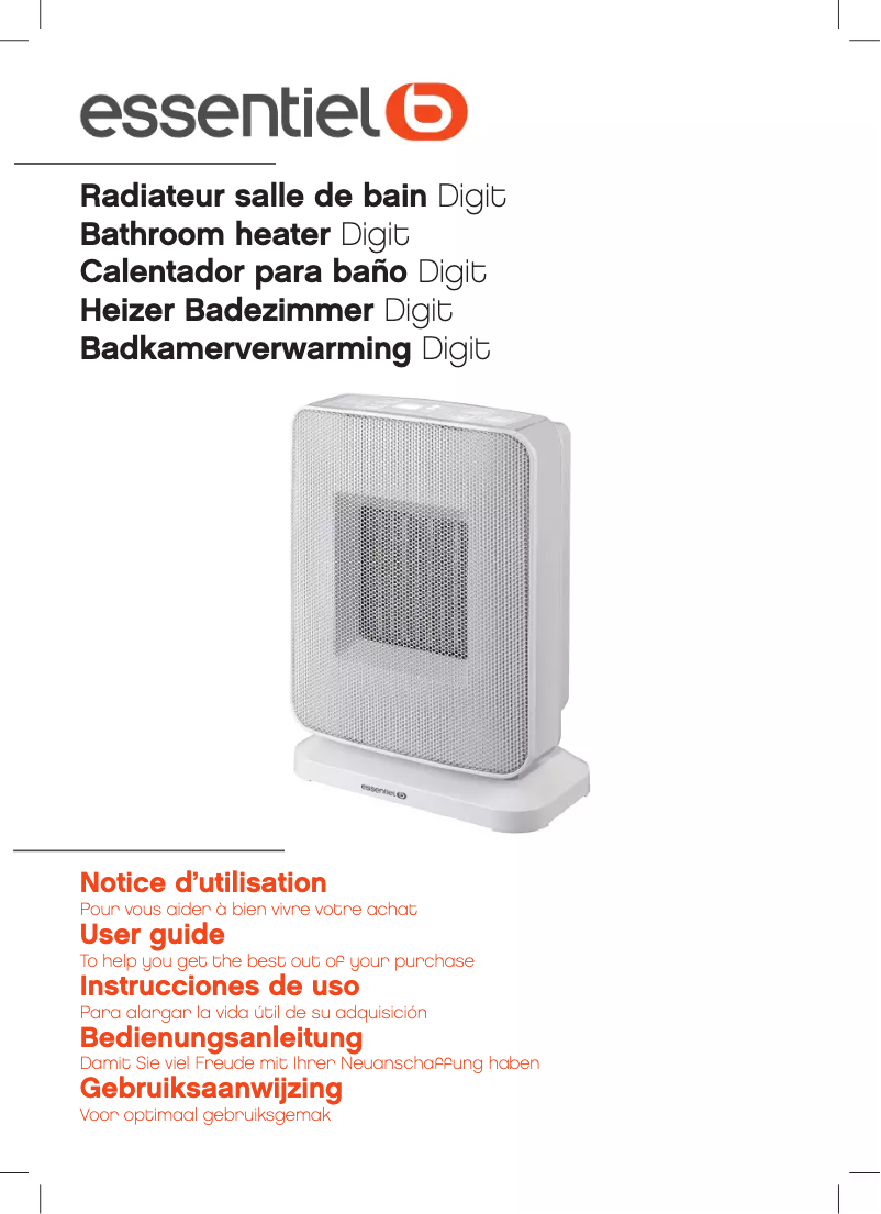 First page image of the manual for ECSB 1500 Digit