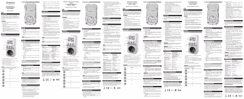 First page image of the manual for ESM80