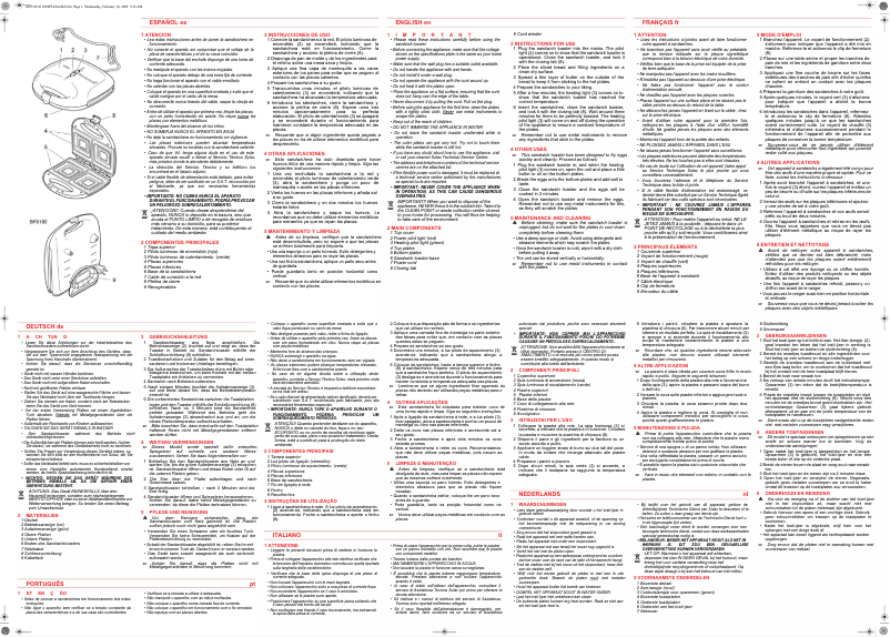 First page image of the manual for SF5150