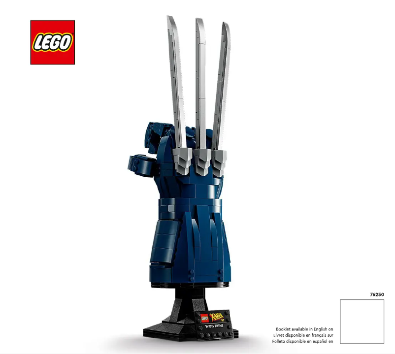 Page 1 of the manual User Manual Lego Marvel 76250