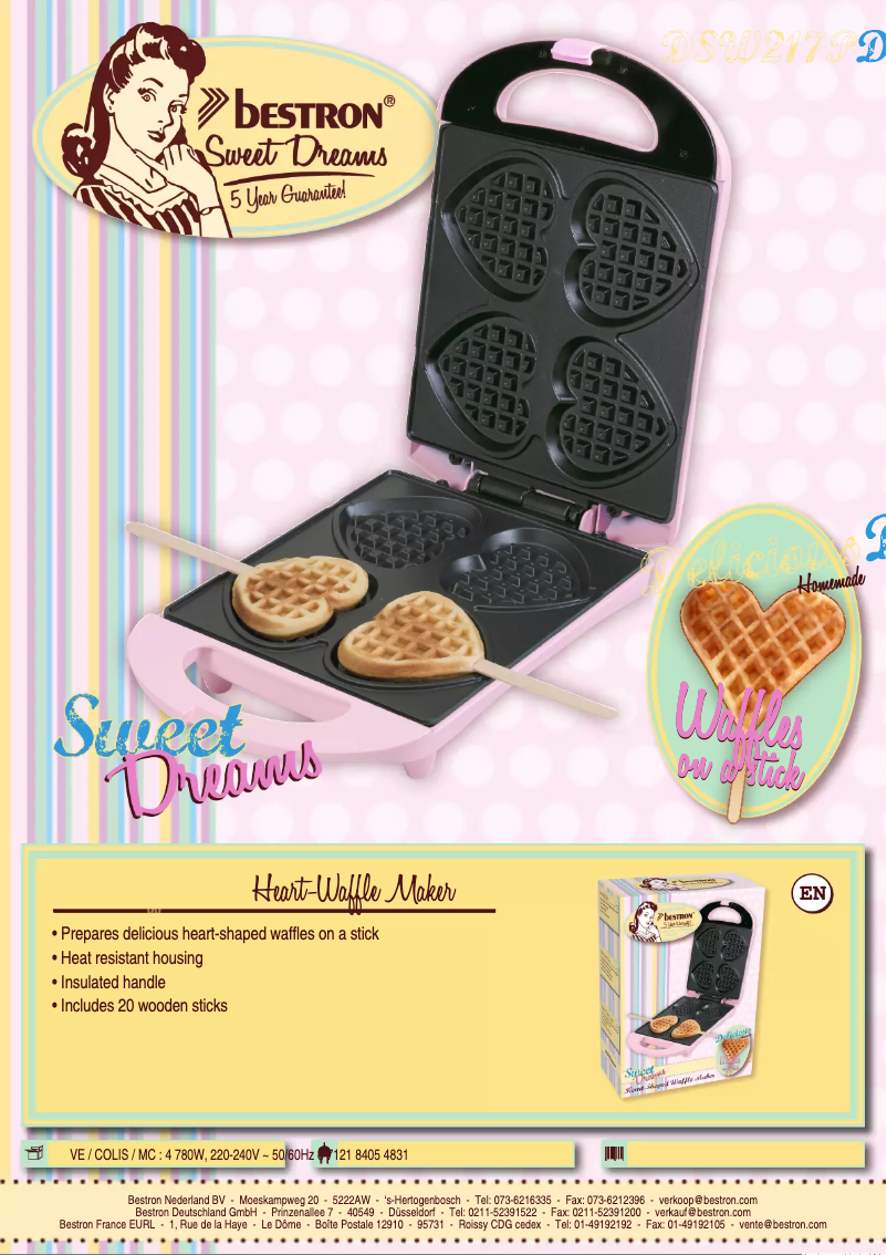 First page image of the manual for DSW271P