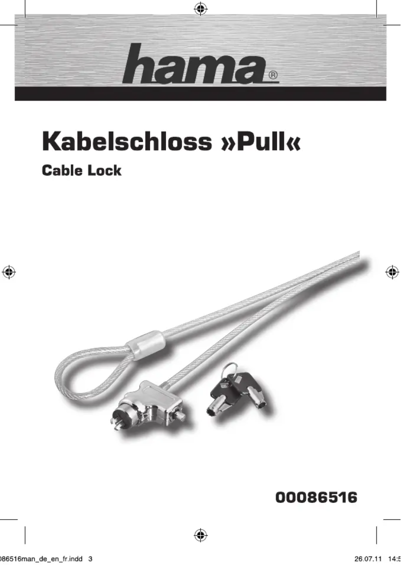 Page 1 of the manual User Manual Hama Pull