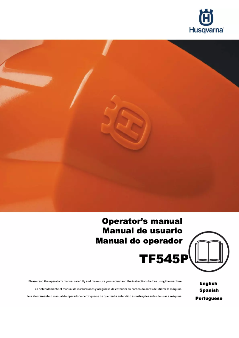 First page image of the manual for TF 545P