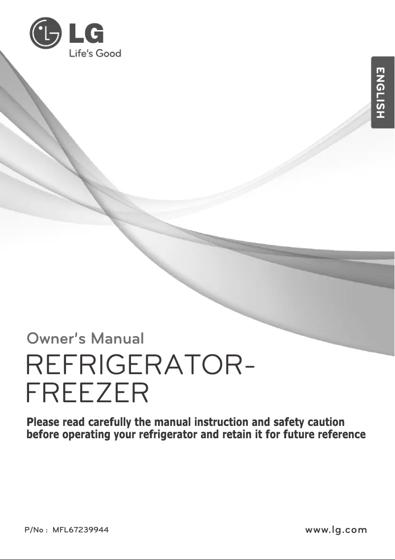 First page image of the manual for GR-M703GSHH