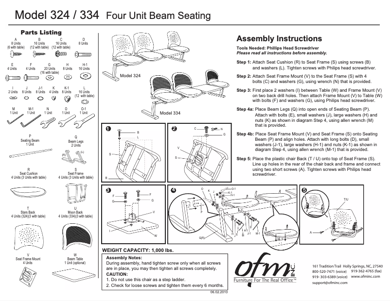 First page image of the manual for Stars 324T