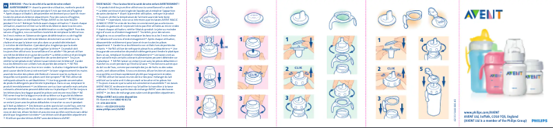 First page image of the manual for AVENT SCD261