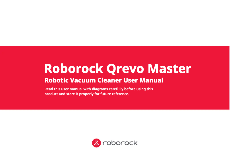 First page image of the manual for Qrevo Master