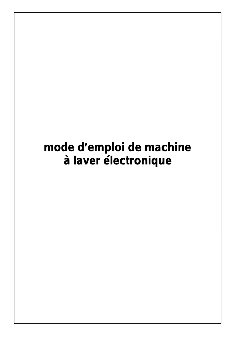First page image of the manual for LF602P
