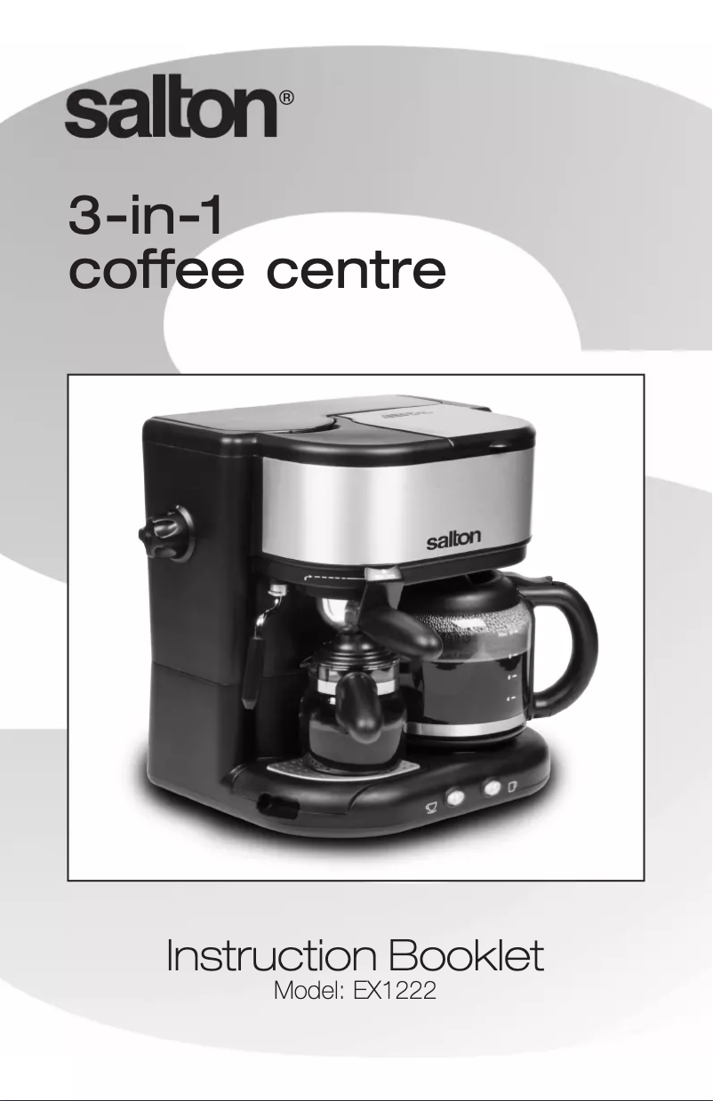 First page image of the manual for EX1222