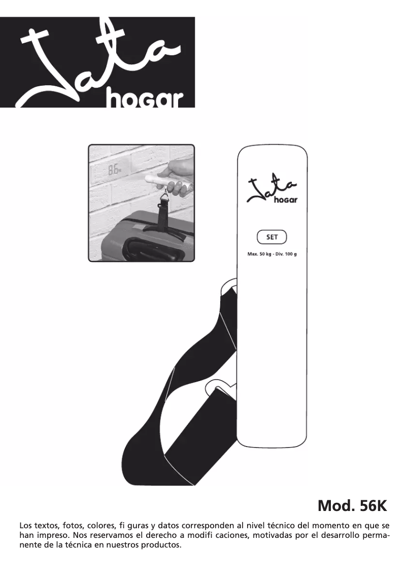 Page 1 of the manual User Manual Jata 56K