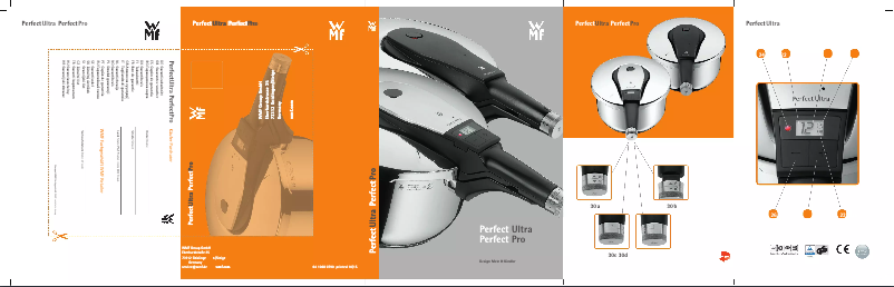 Page 1 of the manual User Manual WMF 08.9612.6030