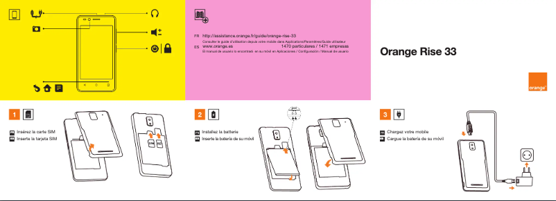 First page image of the manual for Rise 33