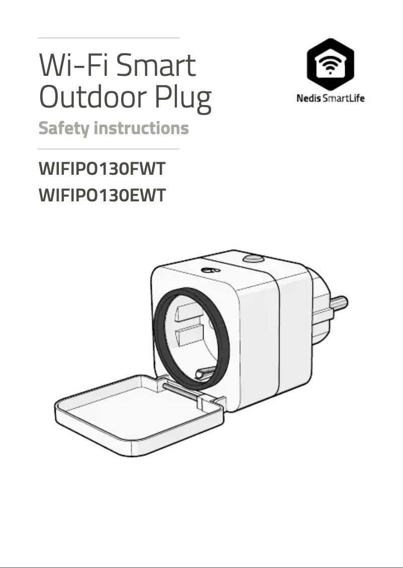 Page 1 of the manual User Manual Nedis WIFIPO130EWT