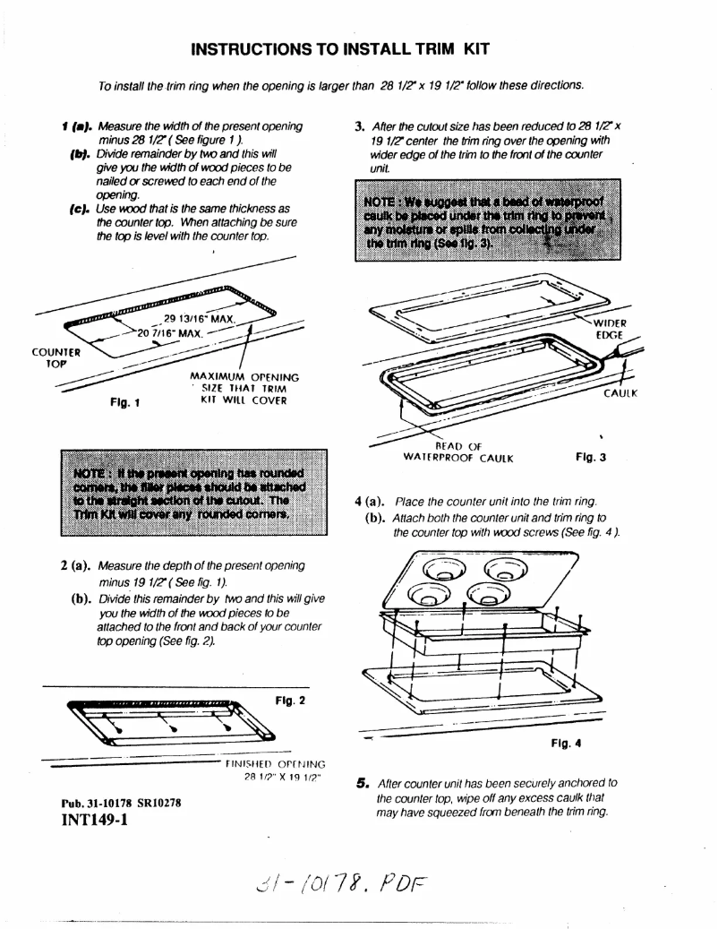 First page image of the manual for JXTR31W