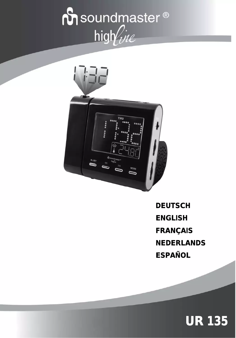 First page image of the manual for UR135