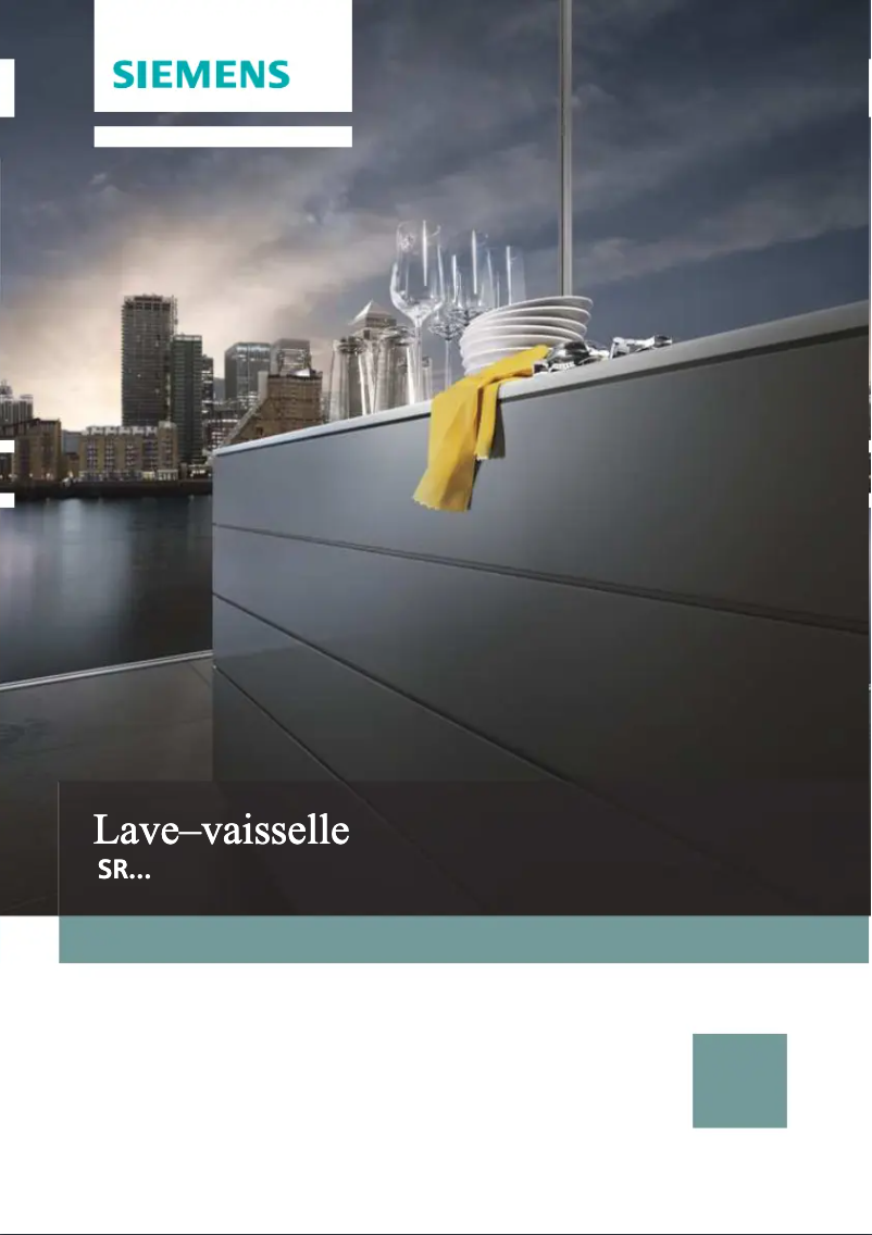 Page 1 of the manual User Manual Siemens iQ300 SR65E004EU