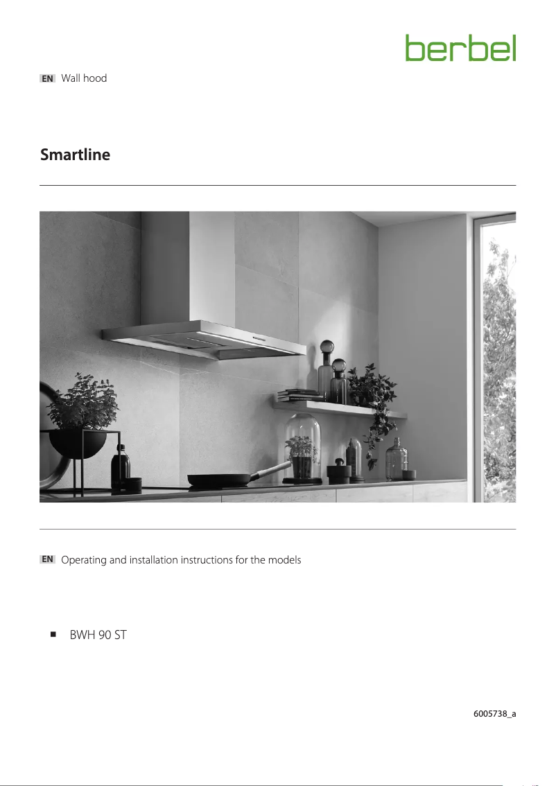 First page image of the manual for BWH 90 ST