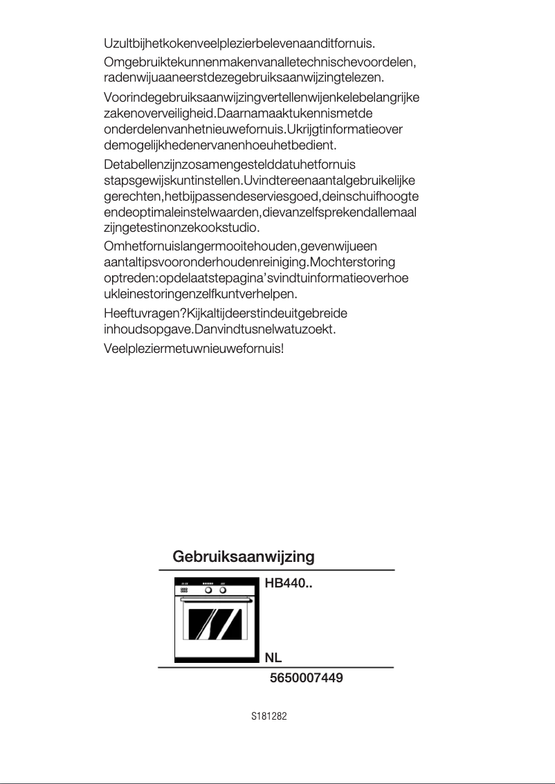 Page 1 of the manual User Manual Siemens HB44025