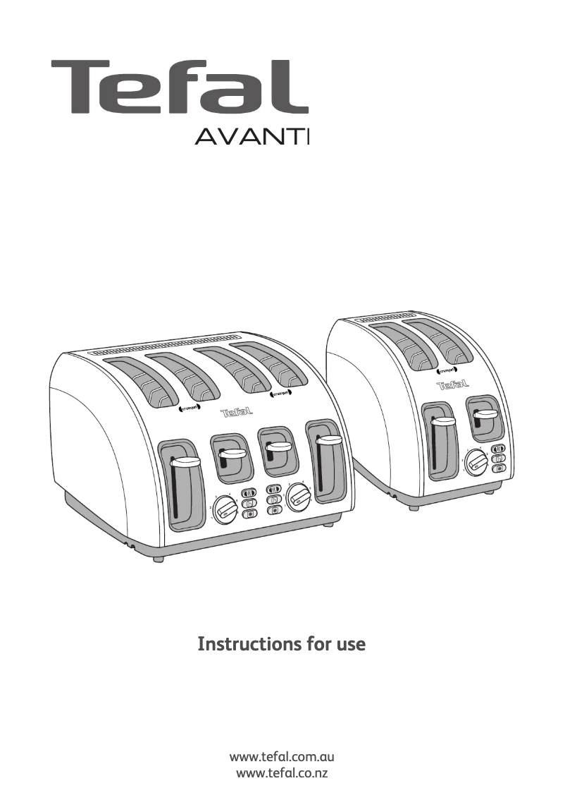 First page image of the manual for Avanti TF562E40