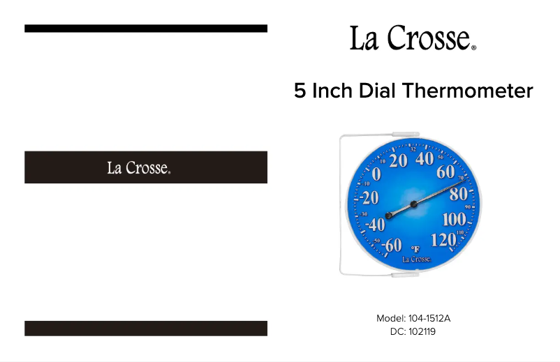 First page image of the manual for 104-1512A