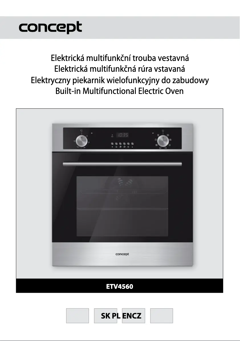 Page 1 of the manual User Manual Concept ETV-4560