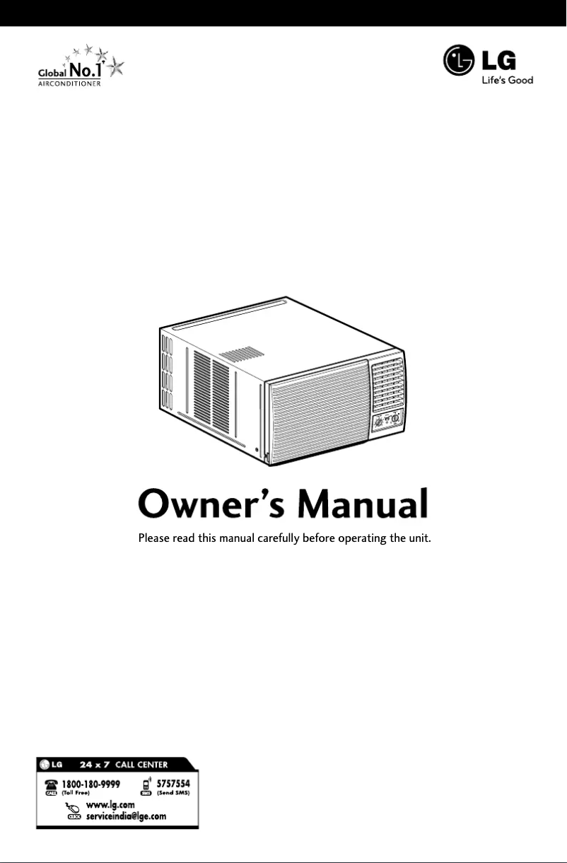 Page 1 of the manual User Manual LG LWA5ER1D