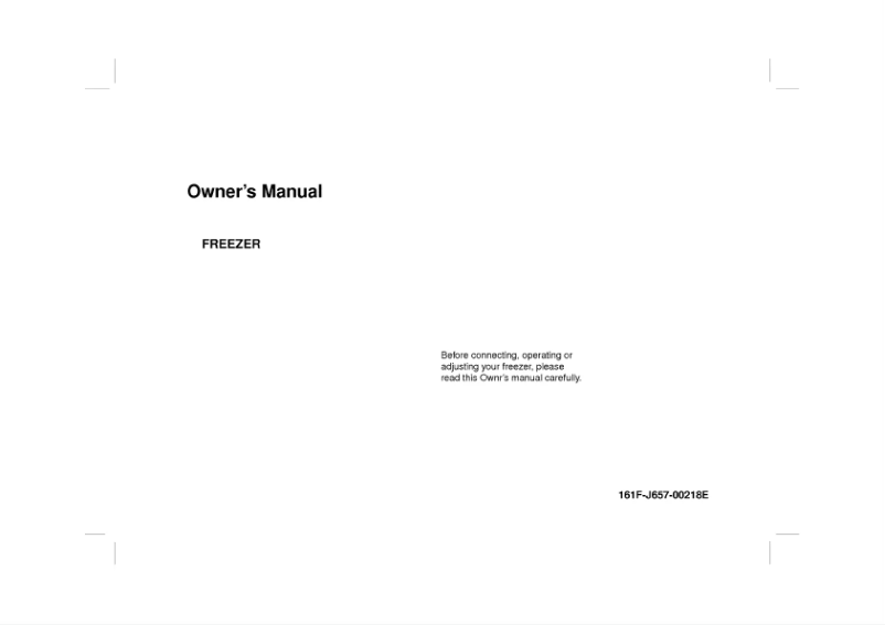 Page 1 of the manual User Manual LG GF-161SSF