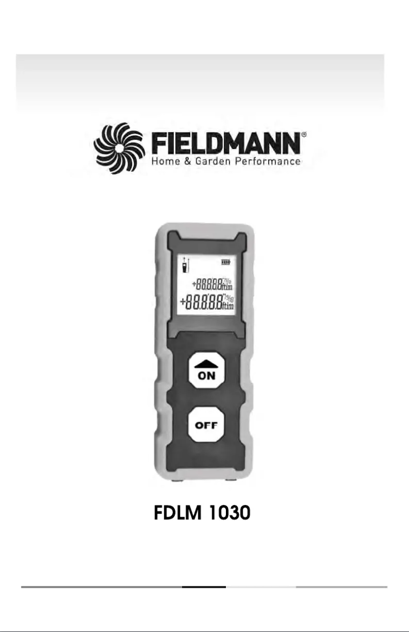 First page image of the manual for FDLM 1030