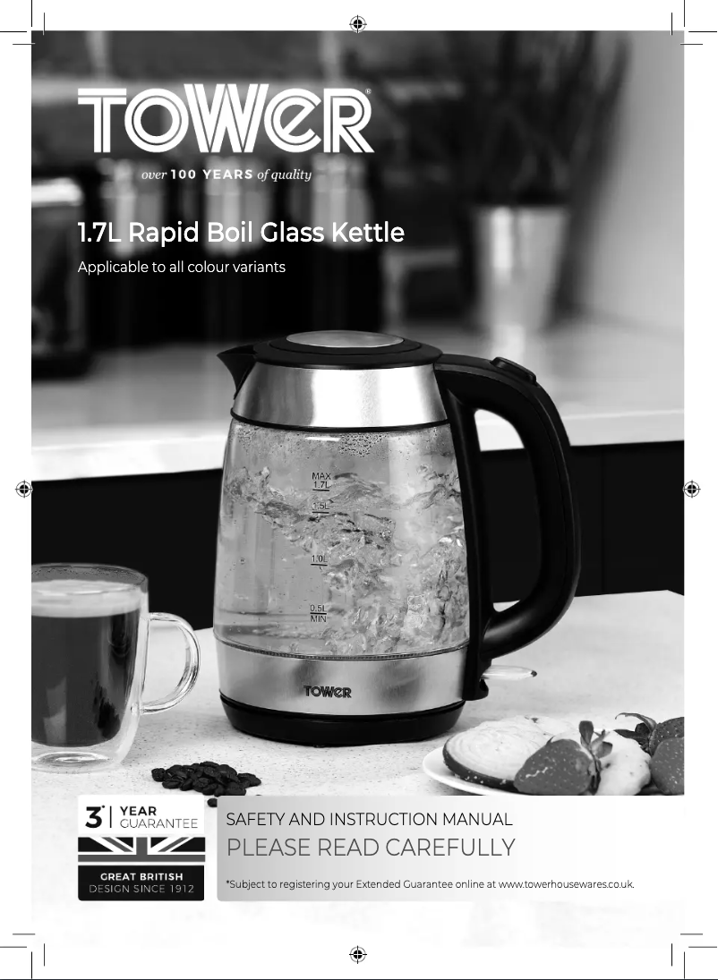 Page 1 de la notice Manuel utilisateur Tower T10040BP