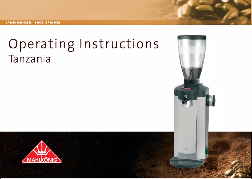 First page image of the manual for Tanzania