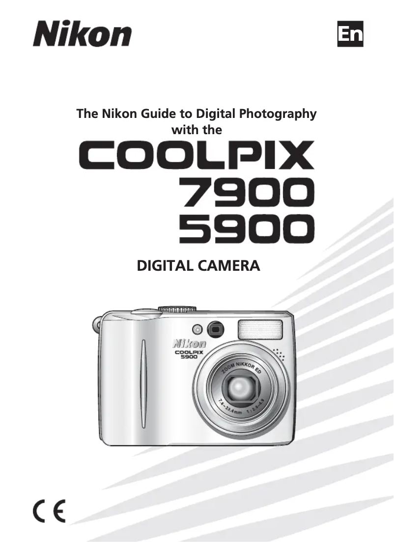 First page image of the manual for Coolpix 5900