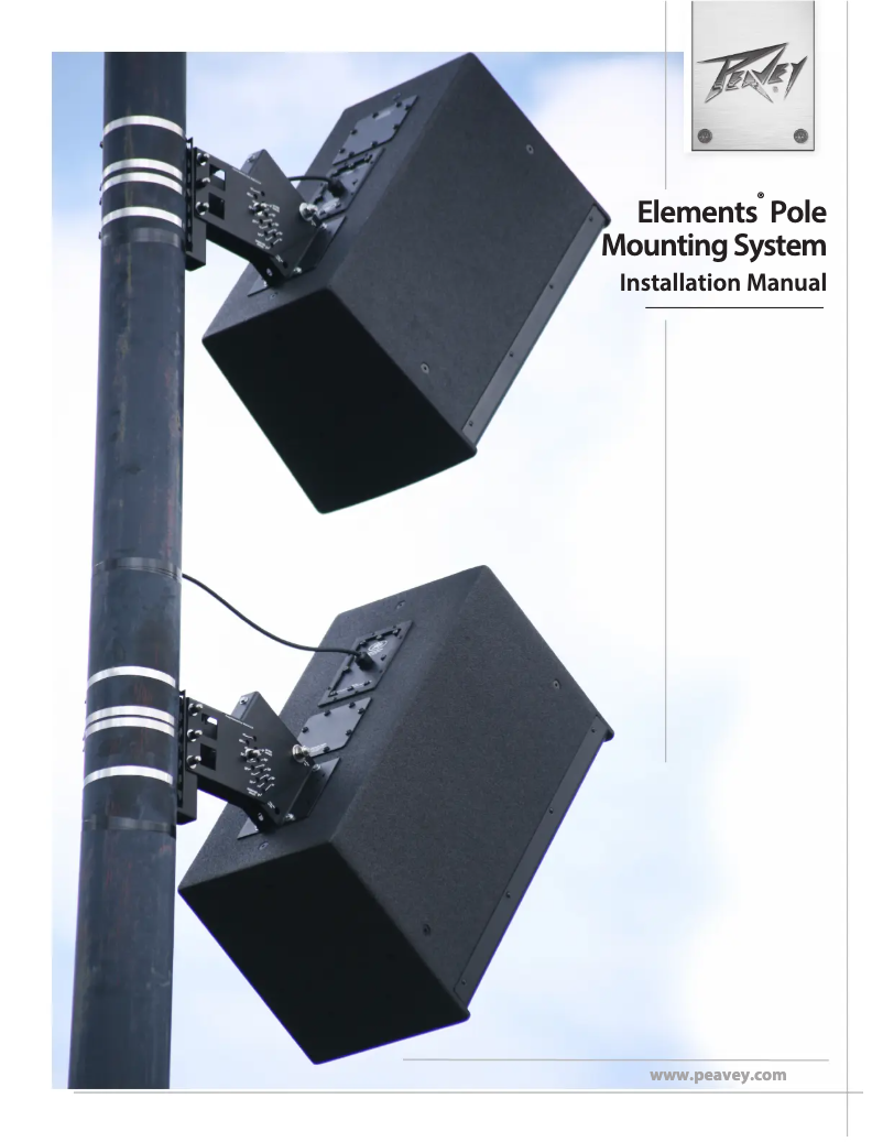 First page image of the manual for Elements Pole