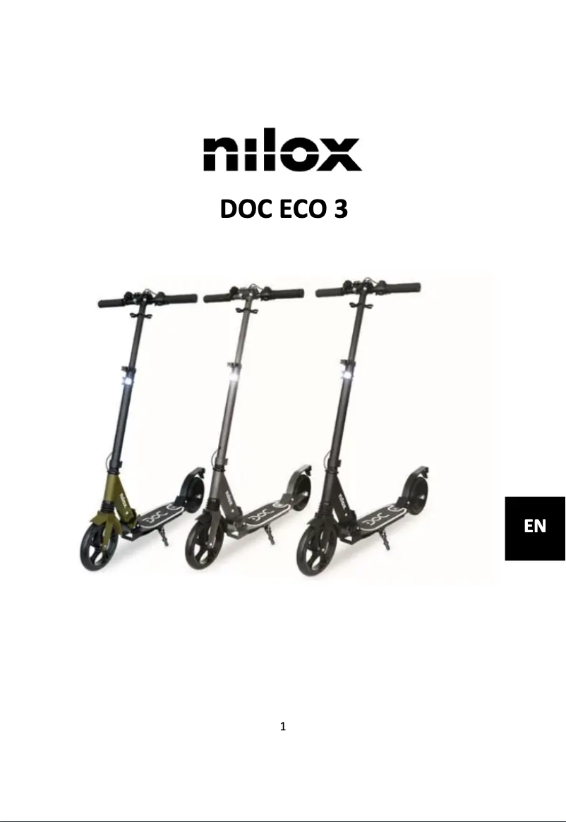 First page image of the manual for Doc Eco 3