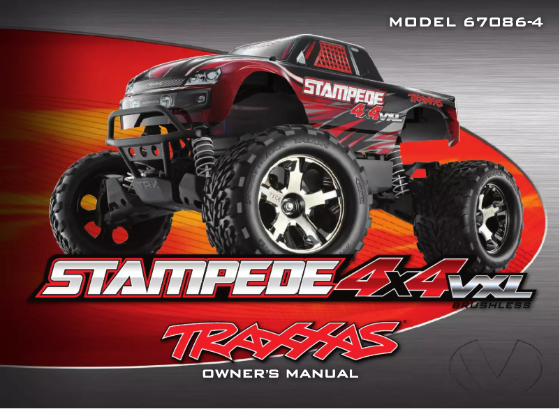 First page image of the manual for Stampede VXL