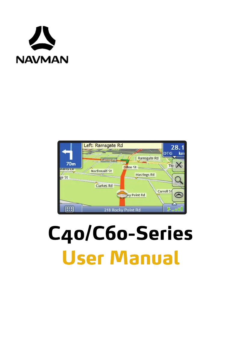First page image of the manual for C60