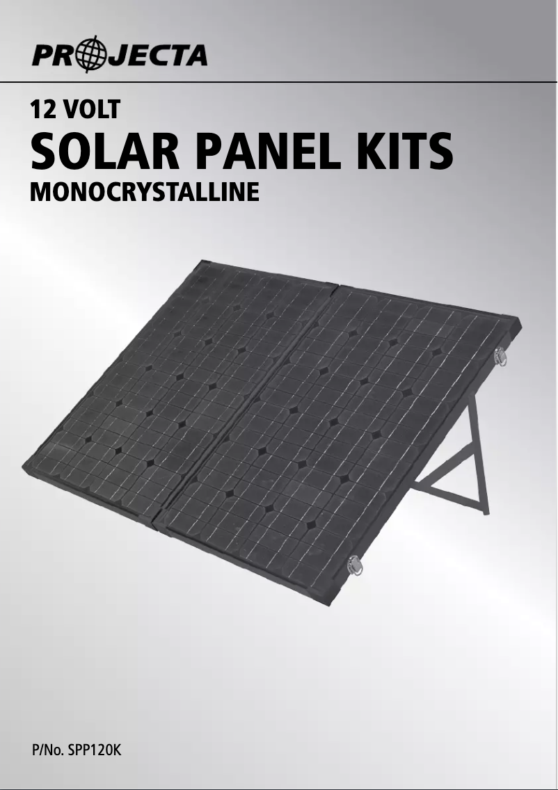 Page 1 de la notice Manuel utilisateur Projecta SPP120K