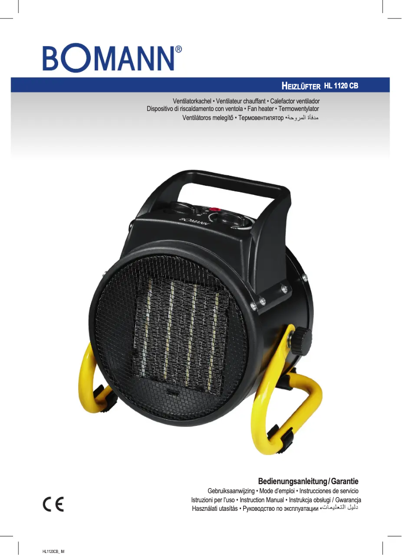 Page 1 of the manual User Manual Bomann HL 1120 CB