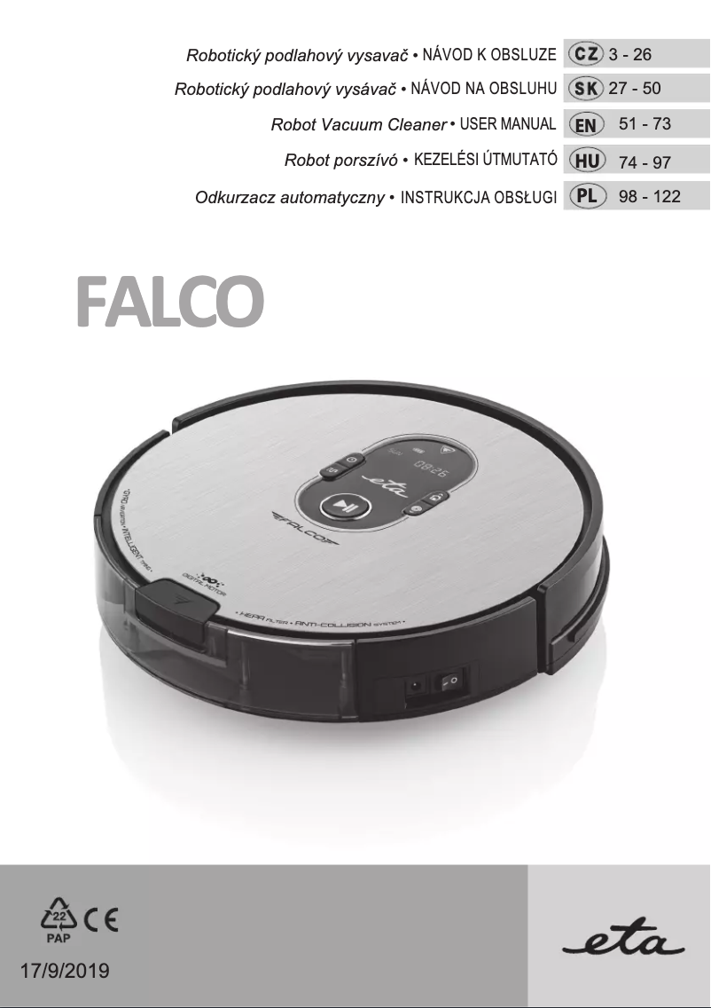 First page image of the manual for Falco 1515 90000