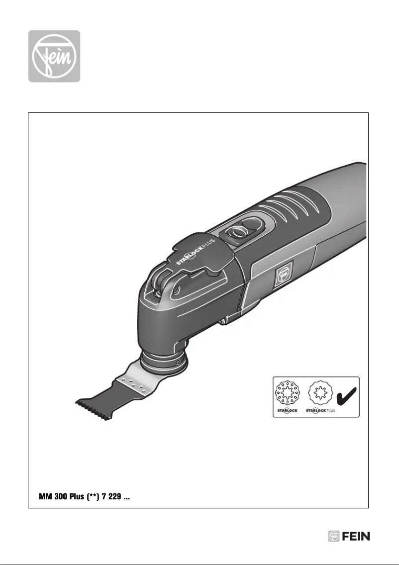 Page 1 of the manual User Manual Fein Multimaster MM 300 Plus Start