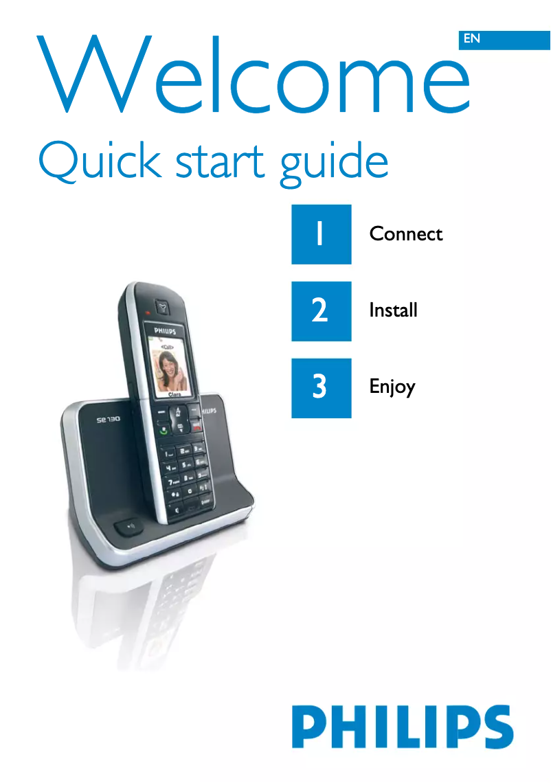 First page image of the manual for SE7351B