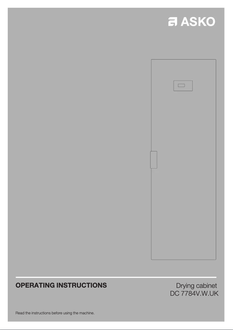 First page image of the manual for DC7784V.W.UK