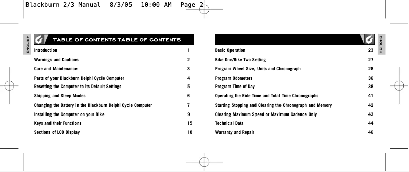First page image of the manual for Delphi 2.0