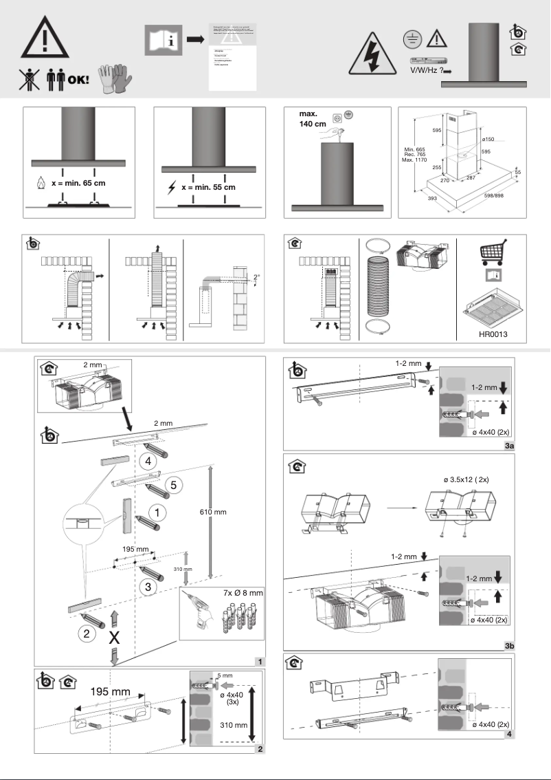 First page image of the manual for AB390ZT
