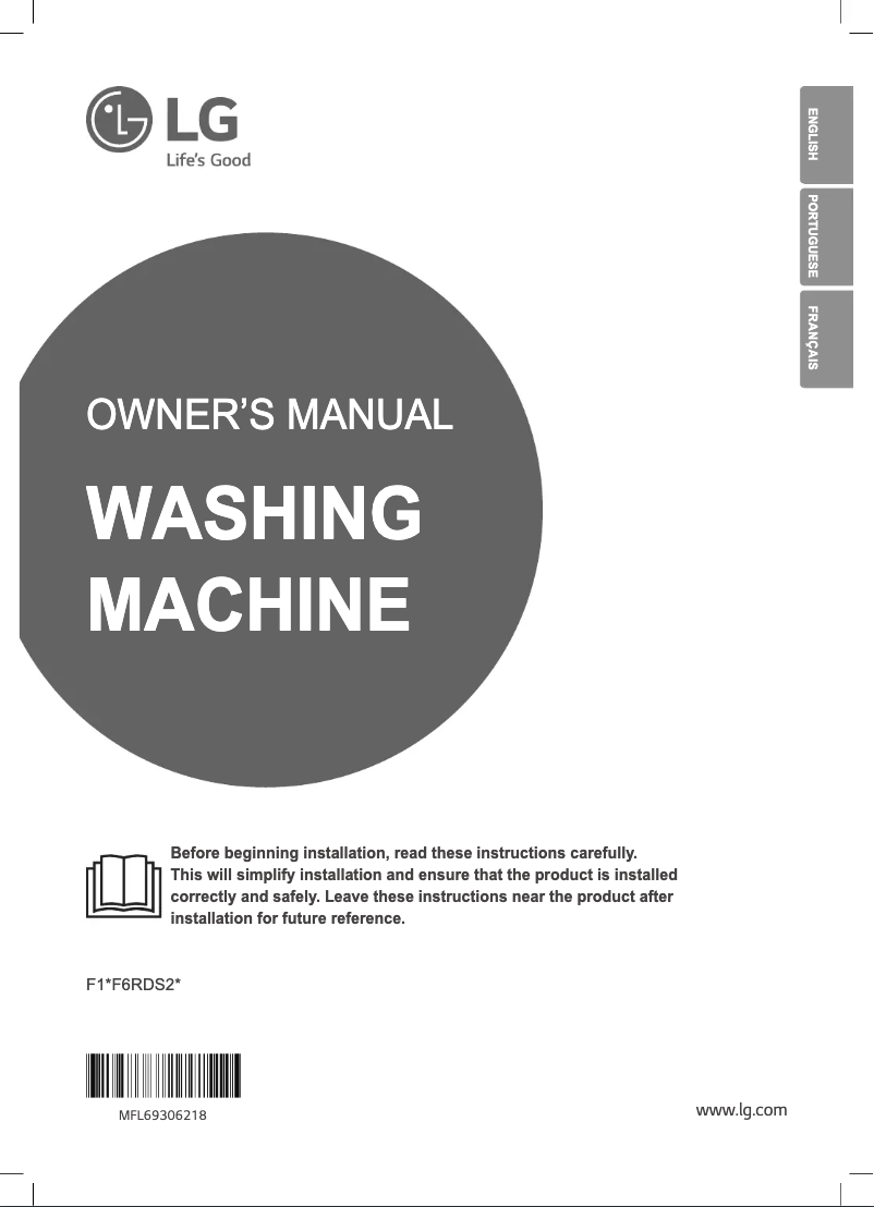 Page 1 of the manual User Manual LG F10F6RDS27