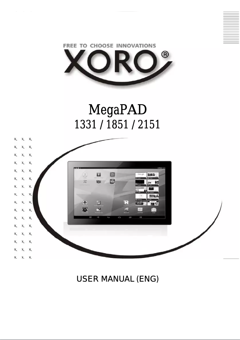 First page image of the manual for MegaPAD 1851